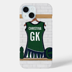 Custom Netball Uniform iPhone 15 Case
