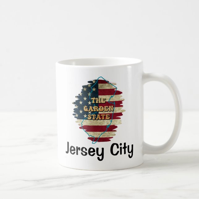 Custom New Jersey State Coffee Mug (Right)