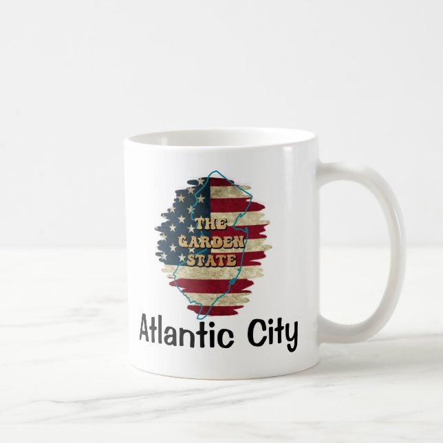 Custom New Jersey State Coffee Mug (Right)