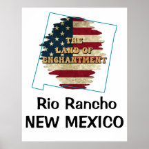 Custom New Mexico state  Poster