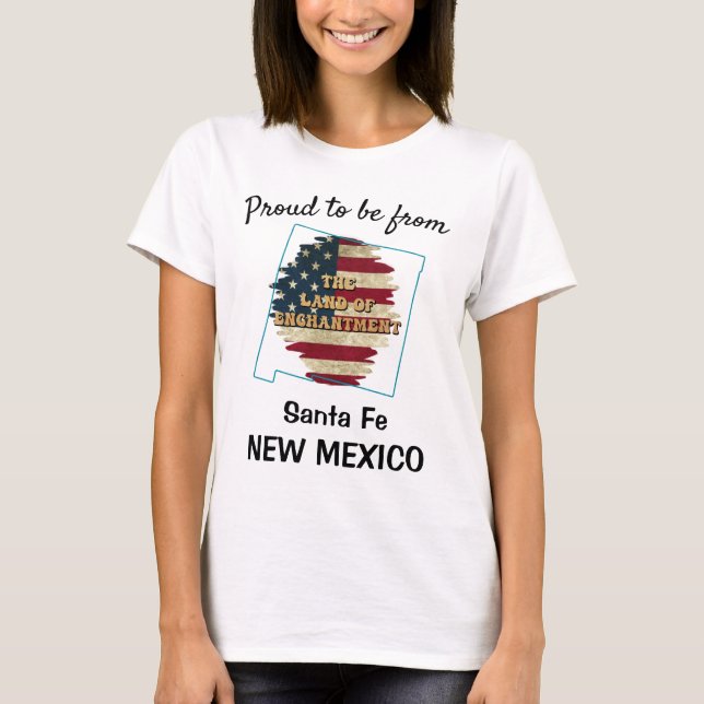 Custom New Mexico state T-Shirt (Front)