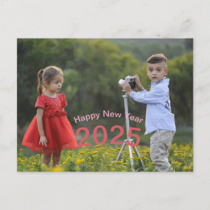 Custom New year gifts 2027 Holiday Postcard