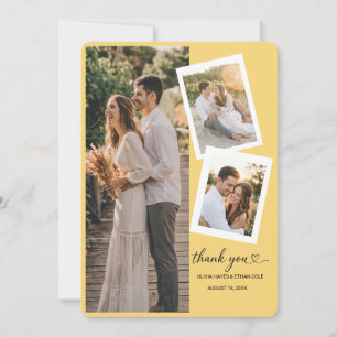 Custom Newlywed Photo Thank You Card