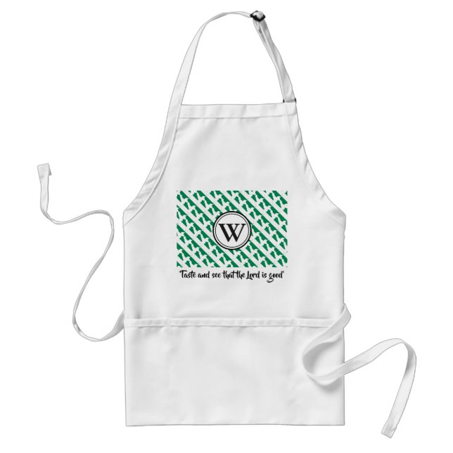 Custom NIGERIA Monogram Standard Apron (Front)