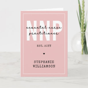 Custom NNP Neonatal Nurse Practitioner Card