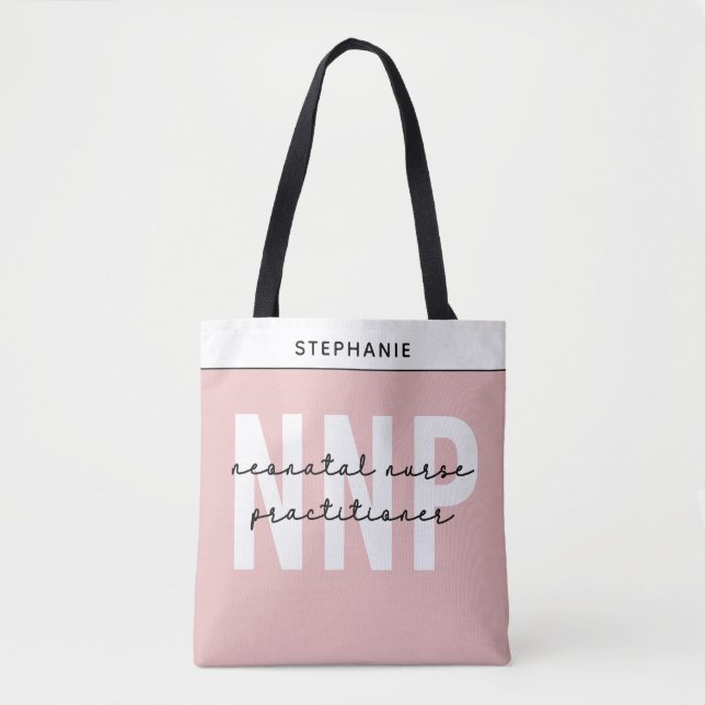 Custom NNP Neonatal Nurse Practitioner Tote Bag (Front)