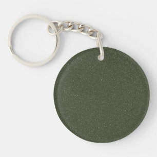 Custom Noise Texture Moss Green Acrylic Keychain
