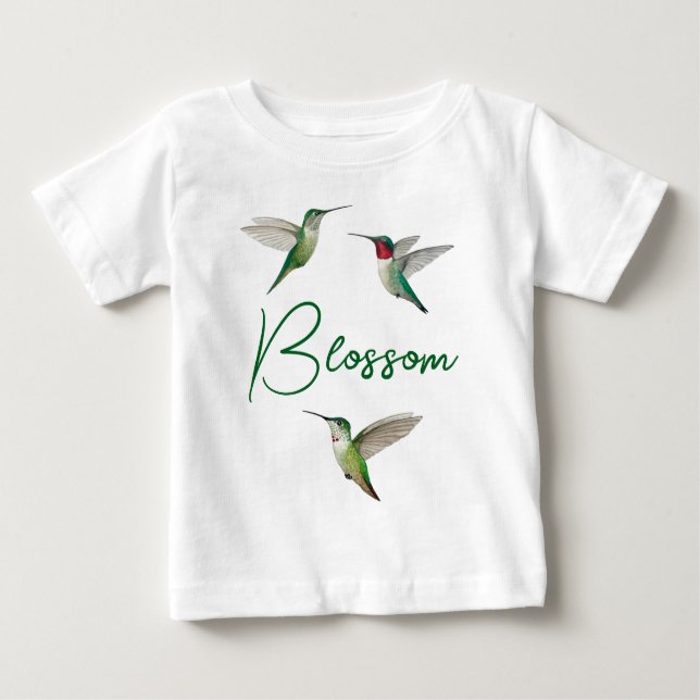 Custom  North American Hummingbirds Baby T-Shirt (Front)