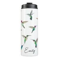 Custom North American Hummingbirds Thermal Tumbler