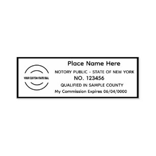 Custom Notary Public Stamp, Personalised Self-inking Stamp