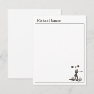 Custom Note Cards for teen boys stationery