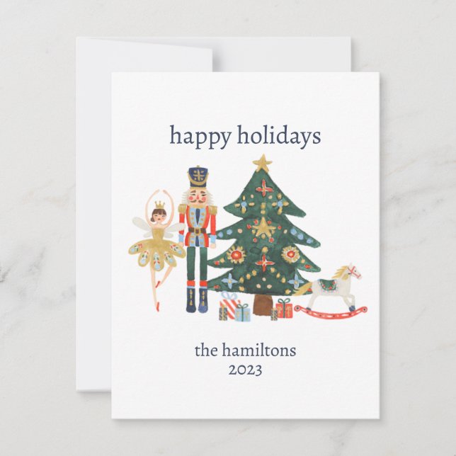 Custom Notecard Nutcracker characters (Front)