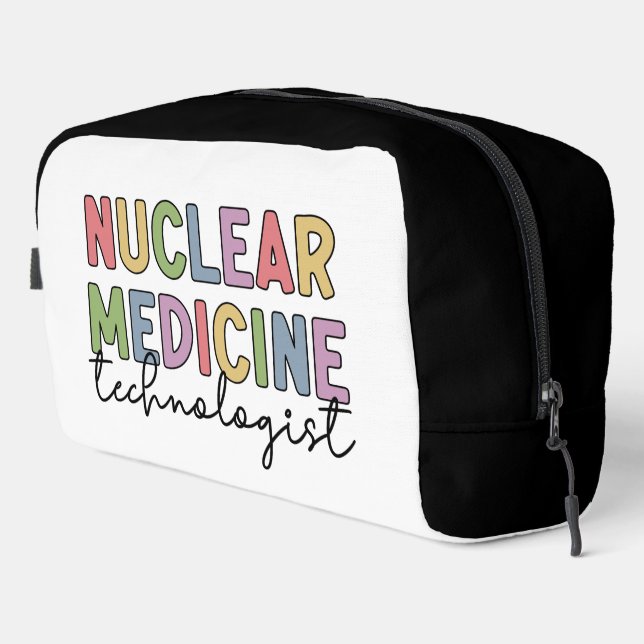 Custom Nuclear Medicine Technologist CNMT Gifts Dopp Kit (Right Corner)