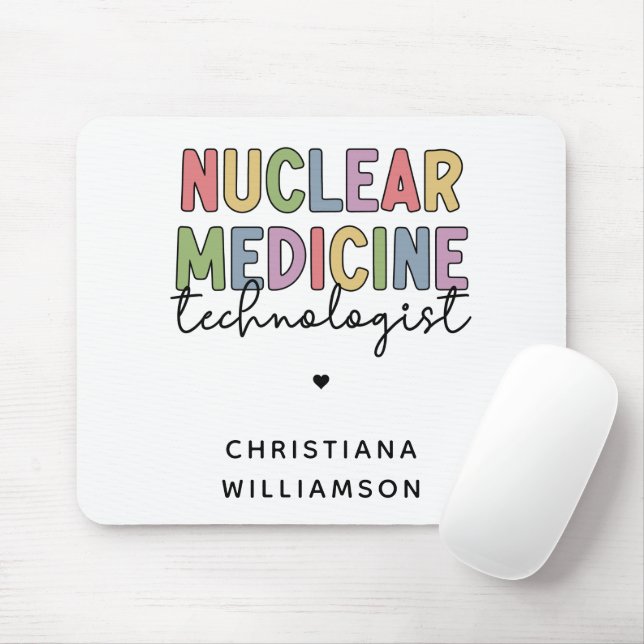 Custom Nuclear Medicine Technologist CNMT Gifts Mouse Pad (With Mouse)