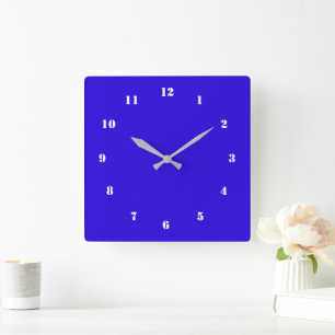 Custom Number Fonts Modern Wall Clock Choose Colou
