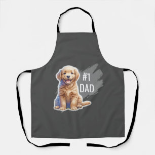 Custom Number One Dad  Apron