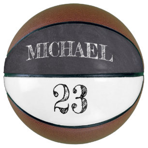 custom Number Personalised Name Ball Player Basketball