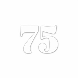 Custom number recycling bin trash street Address