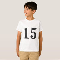 Custom Numbered T-shirt | Matching Family Shirts