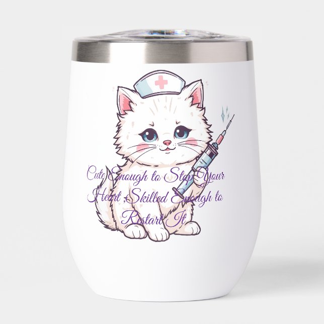Custom Nurse Cat Skilled Enough (Front)