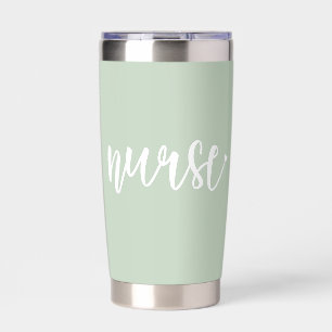 Custom Nurse Est Typography Nurse RN graduation Insulated Tumbler