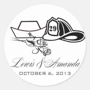 Custom Nurse Firefighter Stickers