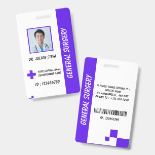 Custom Nurse ID Badge for Healthcare Employees