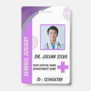 Custom Nurse ID Badge for Healthcare Employees