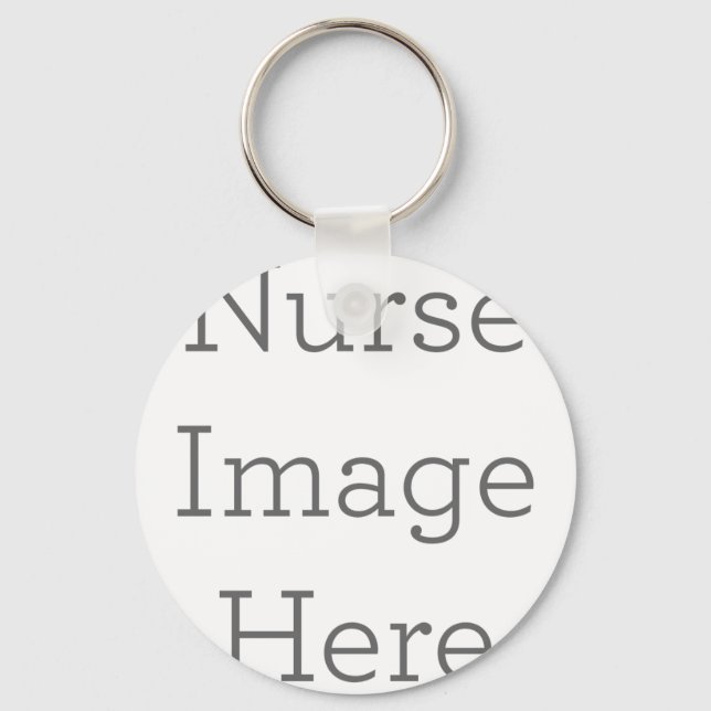 Metal Circle Keychain, 5.08 cm (Front)