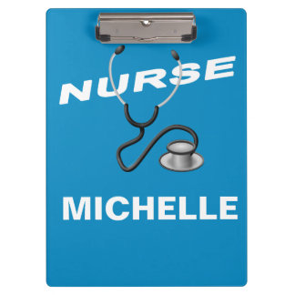 Custom Nurse Name Clipboard