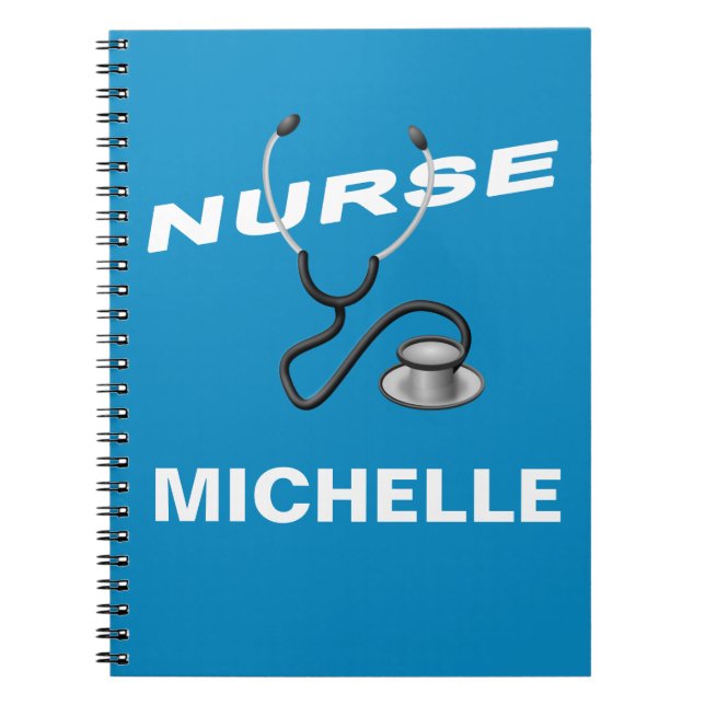 Custom Nurse Name Notebook (Front)