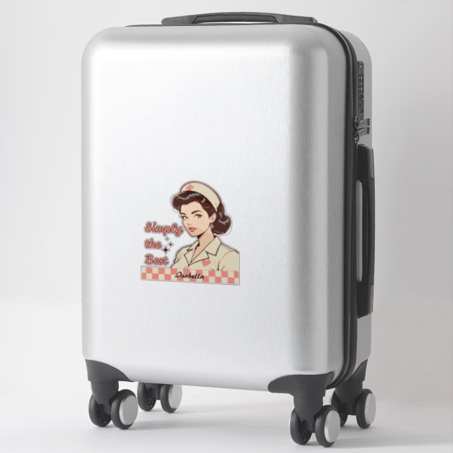 Custom Nurse Simply the Best (Suitcase)