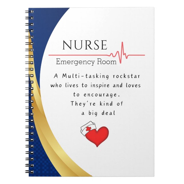 Custom Nurse Speciality Notebook (Front)