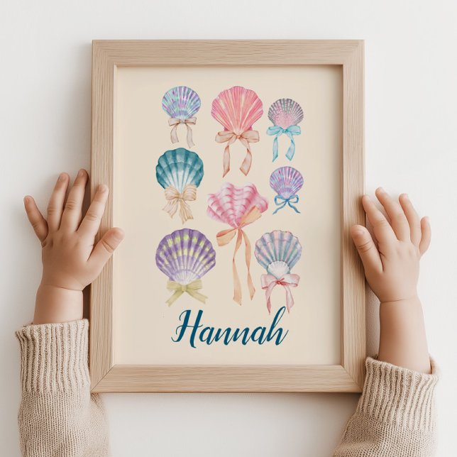 Custom Nursery Seashell Coquette Print (Custom Nursery Seashell Coquette Print)