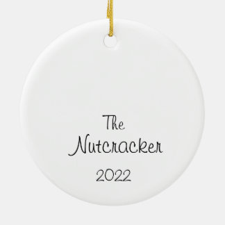 Custom Nutcracker Flower/Arabian Coffee/Snow Ceramic Ornament