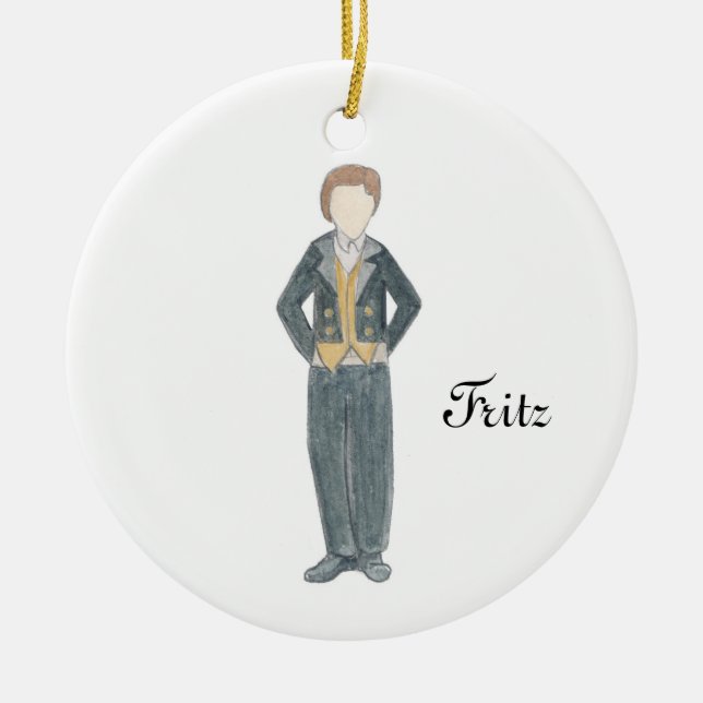 Custom Nutcracker Keepsake Ornament For Kristy L. (Front)
