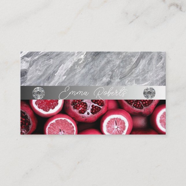 Custom Nutrition Therapist for Professional Image  Business Card (Front)