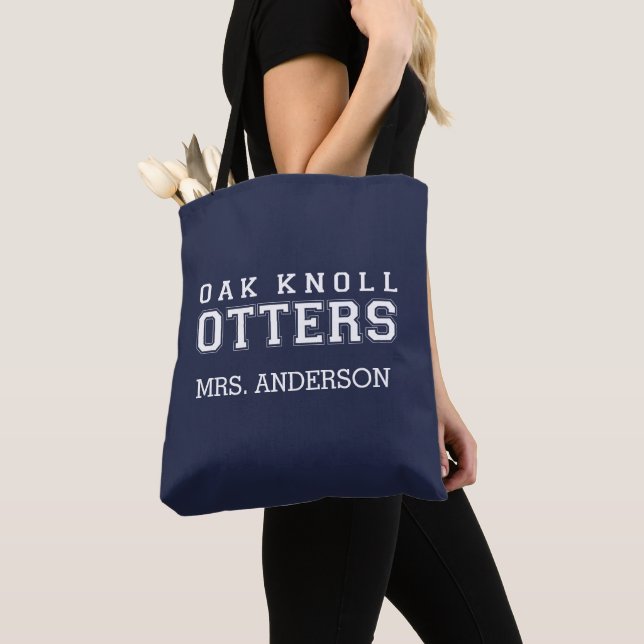 Custom Oak Knoll Tote (click to personalise) (Close Up)