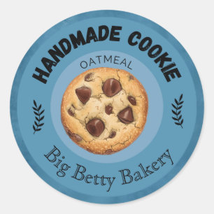 Custom Oatmeal Cookie Labels Personalised