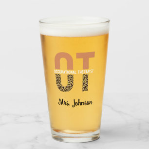 Custom Occupational Therapist OT Appreciation Gift Glass