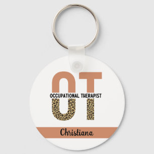 Custom Occupational Therapist OT Appreciation Gift Key Ring