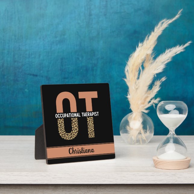Custom Occupational Therapist OT Appreciation Gift Plaque (Insitu)