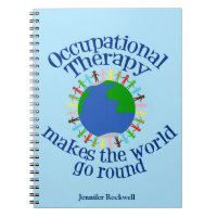 Custom Occupational Therapist World Cute Blue