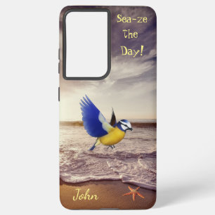 Custom Ocean Bird Starfish   Samsung Galaxy Case