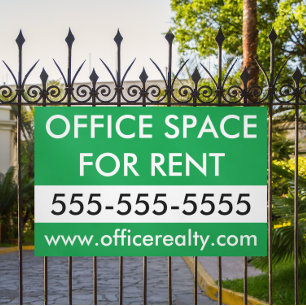 Custom Office Rent Commercial Real Estate Banner