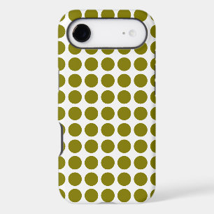Custom Olive Green Dot Phone Case – Personalized N