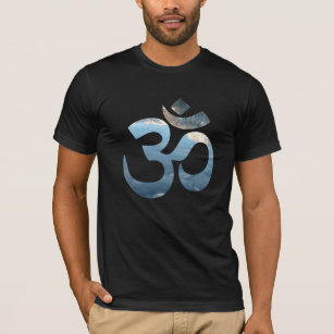 Custom Om Mantra Yoga Mens Bella Canvas Black T-Shirt