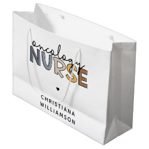 Custom Oncology Nurse Oncology RN Large Gift Bag