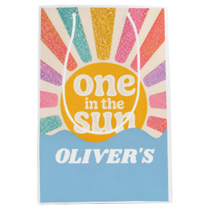 Custom One in the Sun Party Favour Bags