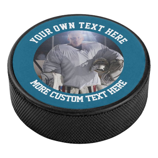Custom One of a Kind Personalised Hockey Puck (3/4)